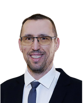 Till Balázs az Aquacut Kft. ügyvezetőjánek és tulajdonosának arcképe